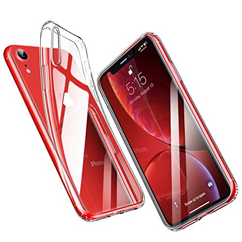 Product Cover ESR Slim Clear Soft TPU Case for iPhone XR Case, Flexible Cover [Supports Wireless Charging] Compatible for The iPhone XR 6.1'' (Released in 2018), Clear