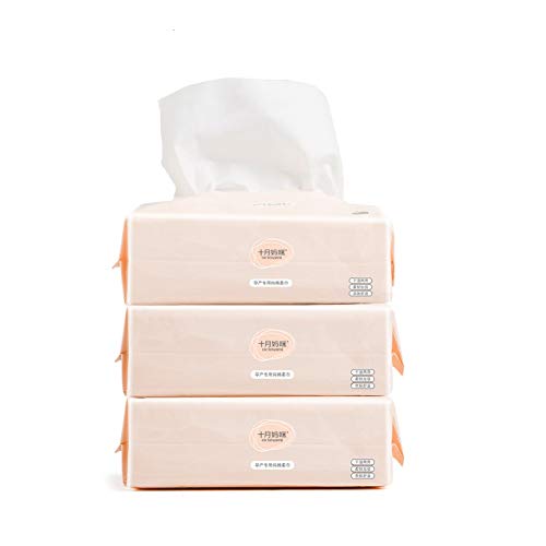 Product Cover Dry Baby Wipes Octmami Soft Dry Cotton Wipes Baby Tissue Cotton for Sensitive Skin Portable 3 Packs 300 Count