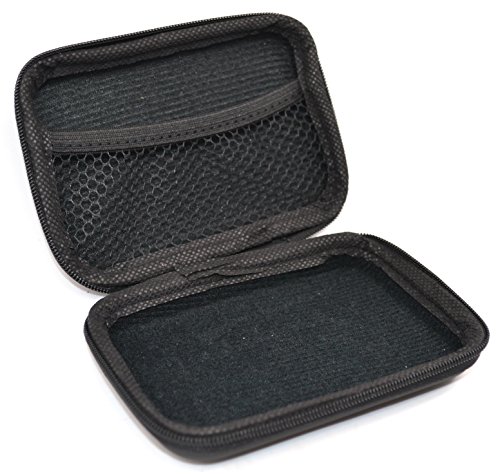 Product Cover Teak Tuning Fingerboard Travel Carry Case, Mini - Hard Protective Shell, Black - 4.5