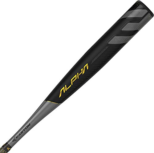 Product Cover EASTON Project 3 Alpha -3 BBCOR Baseball Bat | 30 inch / 27 oz | 2019 | 1 Piece Aluminum | Carbon-Core | ATAC Alloy | VRS COR | Speed End Cap