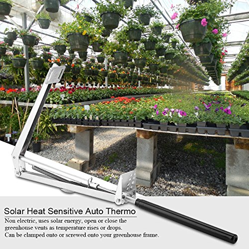 Product Cover Auto Vent Opener Automatic Greenhouse Vent Opener with Solar Power Sensor and Controllor