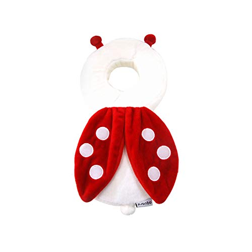 Product Cover Aguard IKOONG Baby Head Protector Protection Baby Toddlers Head Safety Soft Cushion Pad Prevent Baby Injury Suitable from 6months (Ladybug)