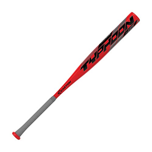 Product Cover EASTON TYPHOON -12 USA Youth Baseball Bat | 2 1/4 in Barrel | 30 in / 18 oz | 2020 | 1 Piece Aluminum | Lightweight ALX100 Military Grade Alloy | Pro Style Concave End Cap | Cushioned 2.2mm Flex Grip