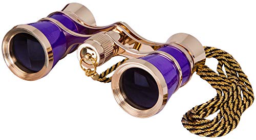 Product Cover Levenhuk Broadway 325C Amethyst Opera Glasses - Theater Binoculars with Removable Chain