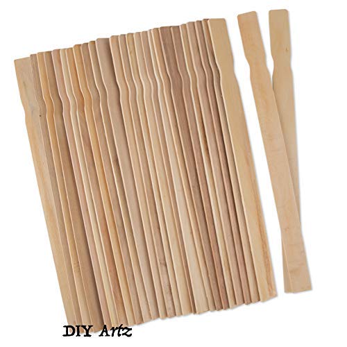 Product Cover Wooden Paint Stir Sticks, [12] inch, 100 Pack, Perfect for Mixing Liquids. DIY Craft Sticks, Home Improvement, Natural Smooth Wood