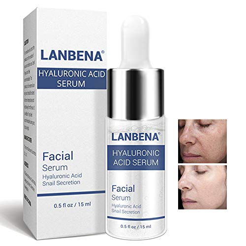 Product Cover Lady Face Serum Hyaluronic Acid Snail Whitening Anti Aging Moisturizing Essence for Repair Skin Damage Lifting and Firming and Replenishing Moisturizing - 15ml
