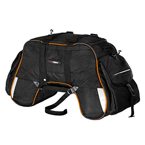 Product Cover ViaTerra Claw All Weather - 100% Waterproof Motorcycle Tail Bag (Orange)