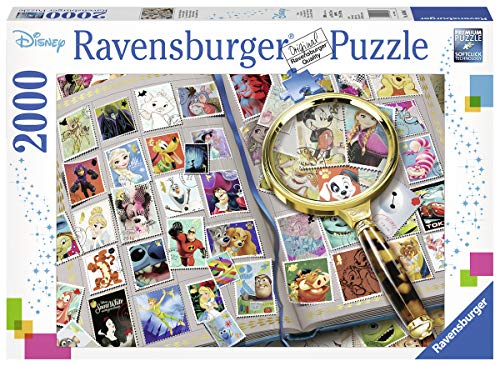 Product Cover Ravensburger 16706 Disney Stamp Album - 2000 Piece Puzzle for Adults, Every Piece is Unique, Softclick Technology Means Pieces Fit Together Perfectly