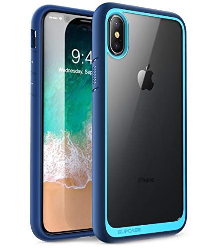 Product Cover SupCase SUP-iPhoneMax-6.5-UBStyle-Blue SUPCASE [Unicorn Beetle Style] Case for iPhone Xs Max , Premium Hybrid Protective Clear Case for iPhone Xs Max 6.5 inch 2018 Release (Blue)