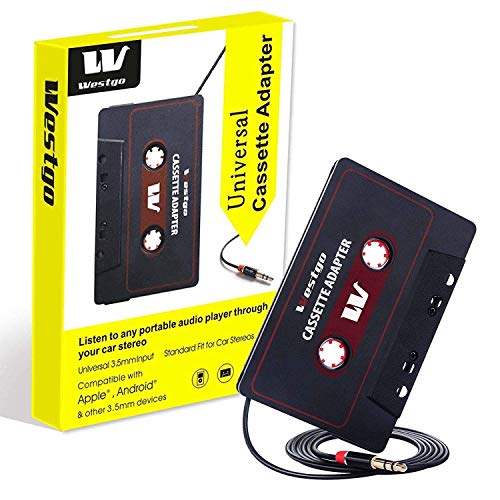 Product Cover Westgo Audio Aux Cassette Adapter-Car Cassette Adapter-Audio Cassette Player-Retro and Vintage Cassette Adapter