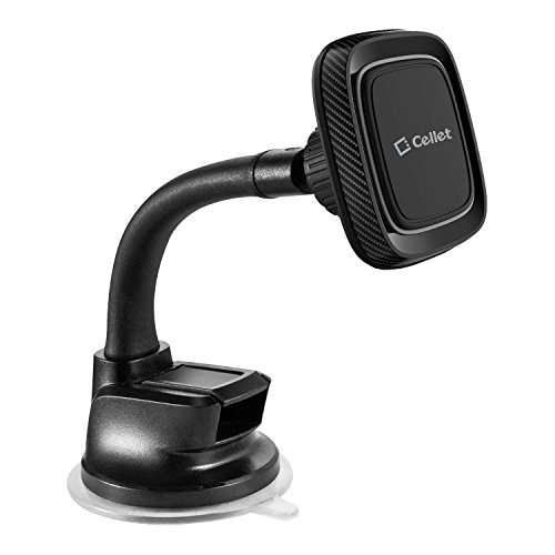 Product Cover Cellet Flexible Arm Magnetic Dash and Windshield Mount Smartphone Holder Strong Sticky Suction Cup Compatible for iPhone 11 Xr Xs Max X SE 8 Plus Samsung Note 10 9 S10 S9 S8 Motorola LG Google 4 3 XL