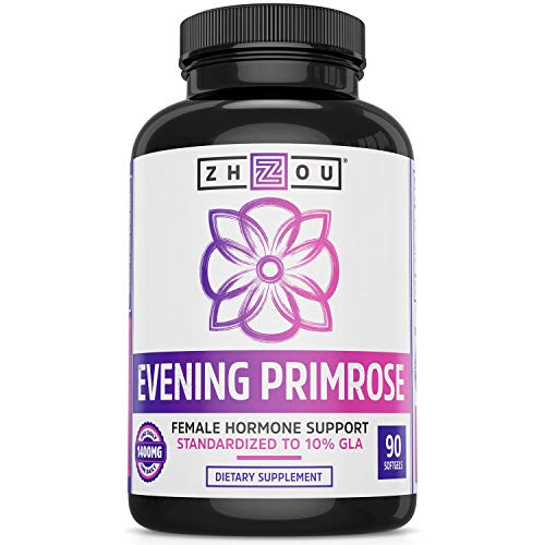 Product Cover Evening Primrose Oil Capsules- Supports Hormone Balance for Women, PMS & Menopause Support, Cold Pressed & Hexane Free - 1400mg 10% Gla