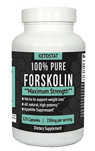Product Cover 120ct Potent Forskolin Extract for Weight Loss Fat Burner Aid | Forskolin Capsules Made from High Quality Coleus Forskohlii Root Extract for Fat Loss and Appetite Suppressant