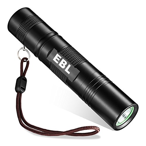 Product Cover EBL Mini LED Flashlight, Pocket-Sized LED Torch, Super Bright 350 Lumens CREE LED, IP65 Waterproof, 5 Modes High/Medium/Low/Strobe/SOS/for Indoors and Outdoors