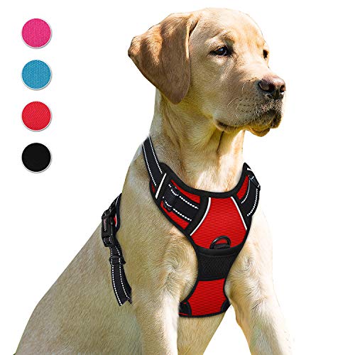 Product Cover BARKBAY No Pull Dog Harness Front Clip Heavy Duty Reflective Easy Control Handle for Large Dog Walking