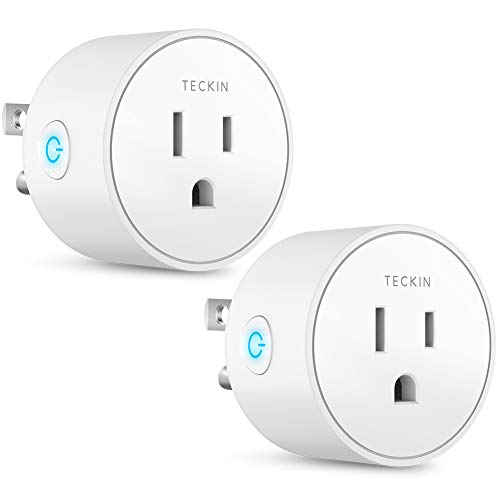 Product Cover Smart Plug Works with Alexa Google Assistant IFTTT for Voice Control, Teckin Mini Smart Outlet Home Automation Modules, No Hub Required, FCC ETL Certified,Only Supports 2.4GHz Network