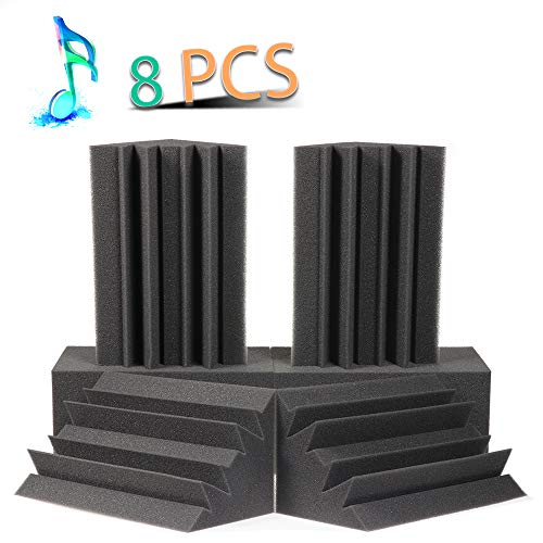 Product Cover Acoustic Panels Bass Trap Studio Corner Wall Studio Foam Sound Proof Panels Noise Dampening Foam 8 Pack-8.3