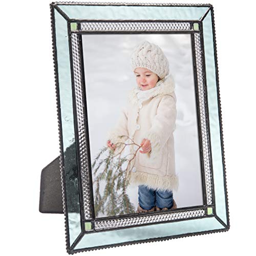 Product Cover Turquoise Picture Frame 5x7 Family Photo Desk Table Top Winter Home Decor J Devlin Pic 419-57HV
