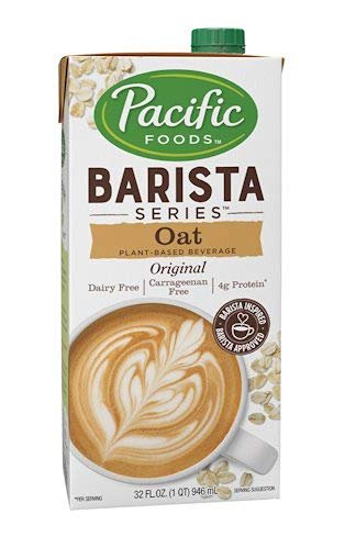 Product Cover Pacific Natural Foods Oat Milk Barista Series-Non-Dairy Gluten Free- 32 oz ea- case of 4