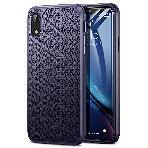 Product Cover ESR Kikko Slim Case for iPhone XR, Flexible and Secure Grip Design Cover [Air-Guard Corners] [Easy Grip] for The iPhone XR, Blue
