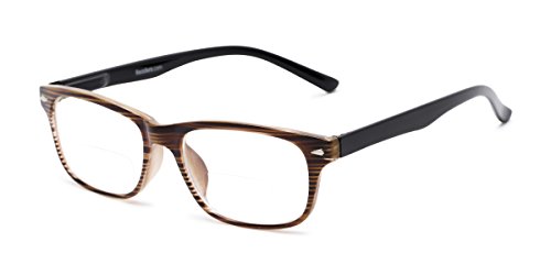 Product Cover Readers.com Reading Glasses: The Williamsburg Bifocal Reader, Plastic Retro Square Style for Men and Women