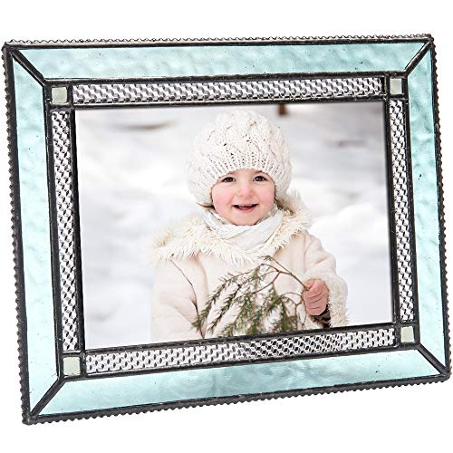 Product Cover Turquoise Picture Frame 4x6 Family Photo Desk Table Top Winter Home Decor J Devlin Pic 419-46HV
