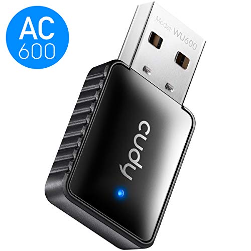 Product Cover Cudy WU600 AC 600Mbps USB WiFi Adapter for PC, 5GHz / 2.4GHz WiFi Dongle, WiFi USB, USB Wireless Adapter for Desktop/Laptop - Mini Size, Auto Installation, Compatible with Windows XP/7/8/8.1/10