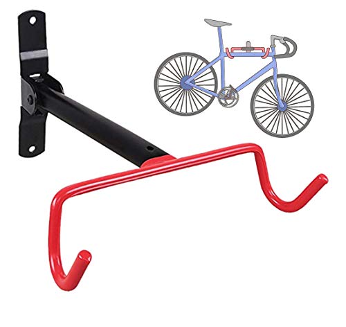Product Cover Occoyo Wall Mounted Indoor Bike Storage Rack - Perfect for Road, Mountain, Women's, Kid's, Electric, and Fat tire Bikes!