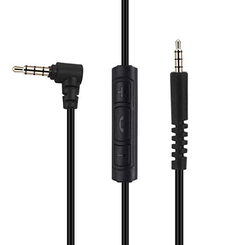 Product Cover AmazonBasics Bose Quiet Comfort Replacement Inline Mic Remote Headphone Cable for Android Devices - Black