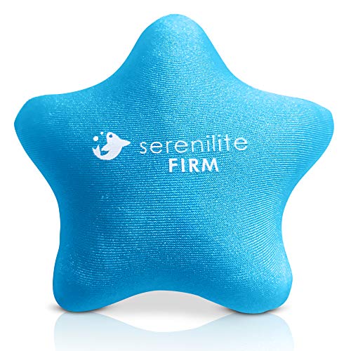 Product Cover Serenilite Firm Star Stress Ball and Hand Therapy Gel Squeeze Exercise Ball - Great for Anxiety and Hand Strengthening - Optimal Stress Relief (Blue Skies Star)