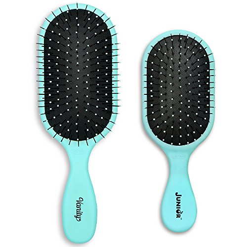 Product Cover NuWay Vanity and Junior Pro 2-Piece Set. Hair Dryer Safe-Reduced Static (Aqua)