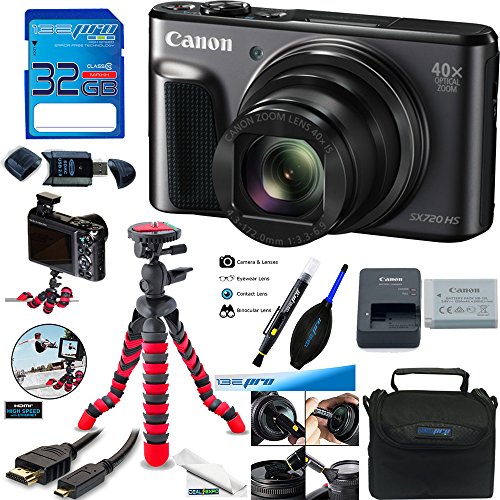 Product Cover Canon PowerShot SX720 HS 20.3MP Digital Camera + Deal-Expo Advanced Accessories Bundle