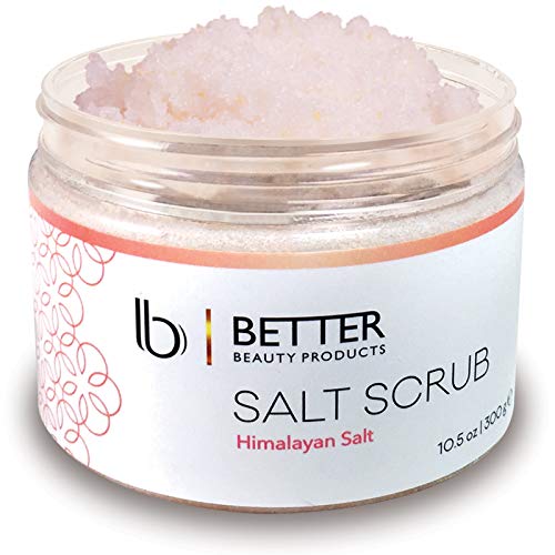 Product Cover Himalayan Salt Body Scrub by Better Beauty Products, with Magnolia Flower Essential Oil, Exfoliate and Nourish for Silky Smooth Skin, 10.5 oz.
