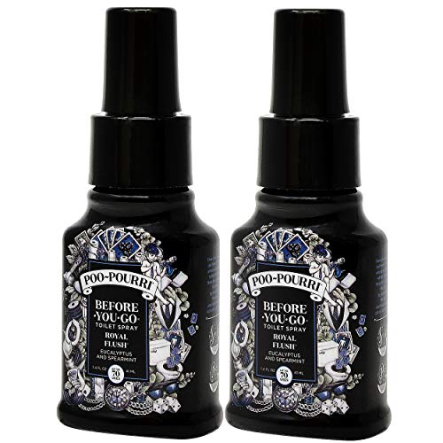Product Cover Poo-Pourri Before-You-Go Toilet Spray Bottle 1.4 oz Royal Flush Scent - 2 Count