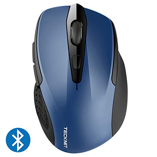 Product Cover TeckNet 2600DPI Bluetooth Wireless Mouse, 12 Months Battery Life with Battery Indicator, 2600/2000/1600/1200/800DPI
