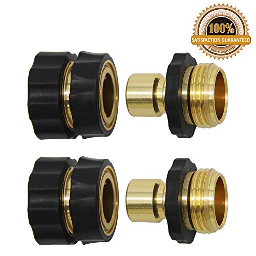 Product Cover Twinkle Star 3/4 Inch Garden Hose Fitting Quick Connector Male and Female Set, 2 Set