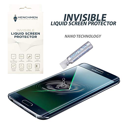 Product Cover Liquid Glass Screen Protector by Henchmen Innovations - Invisible 9H Hard Premium Universal Anti Scratch Protective Nano Coating Technology for All Cell Phones Tablets Watches Fitbits Laptops Cameras