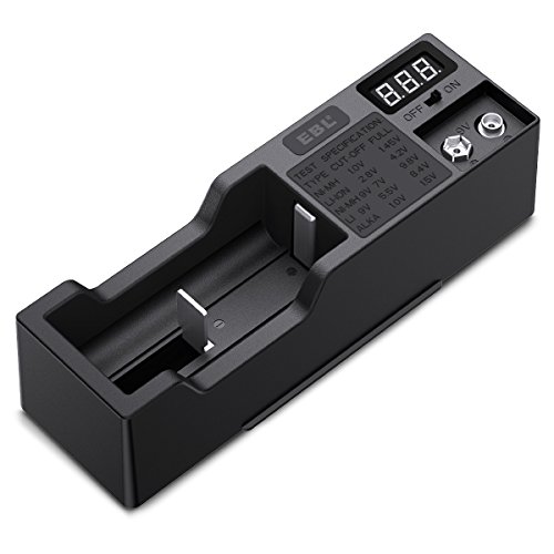 Product Cover EBL Accurate Digital LED Screen Battery Tester, Checker for AA AAA NI-MH C D LI-ION 18650 14500 18500 10440 NI-MH 9V LI 9V Alkaline Batteries