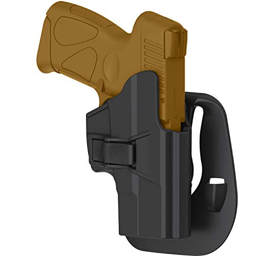 Product Cover efluky Taurus Millennium G2 G2C PT111 OWB Paddle Holster for PT132 PT138 PT140 PT145 PT745 (not pro) Pistols, Trigger Release 60° Adjustable Cant, Right-Handed