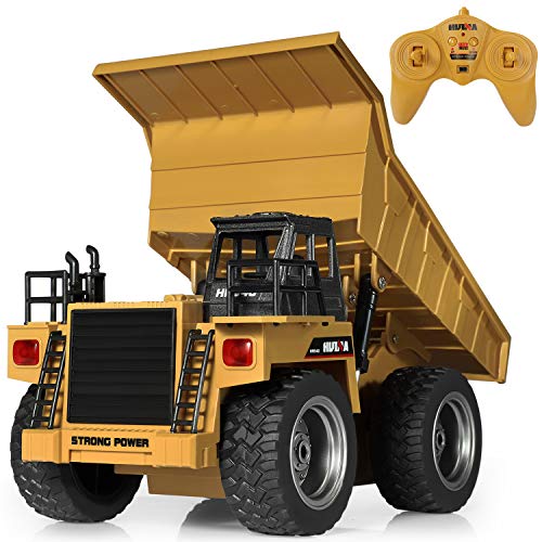 Product Cover SGILE RC Remote Control Truck Toy, Full Function Alloy Construction Vehicle for Kids, Small