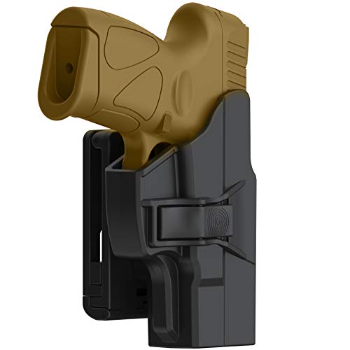 Product Cover efluky Taurus Millennium G2 G2C PT111 OWB Belt Holster for PT132 PT138 PT140 PT145 PT745 (not pro) Pistols, Trigger Release 60° Adjustable Cant Right-Hand, Right-Handed