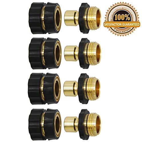 Product Cover Twinkle Star 3/4 Inch Garden Hose Fitting Quick Connector Male and Female Set, 4 Set