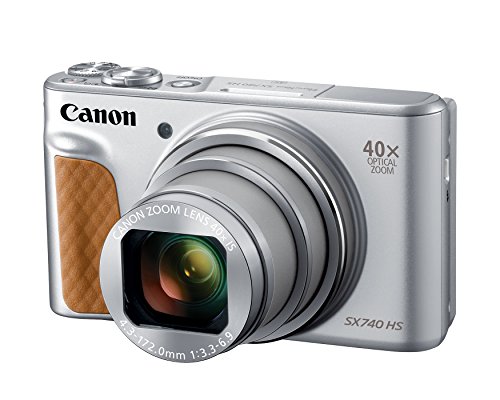 Product Cover Canon PowerShot SX740 Digital Camera w/40x Optical Zoom & 3 Inch Tilt LCD - 4K VIdeo, Wi-Fi, NFC, Bluetooth Enabled (Silver)