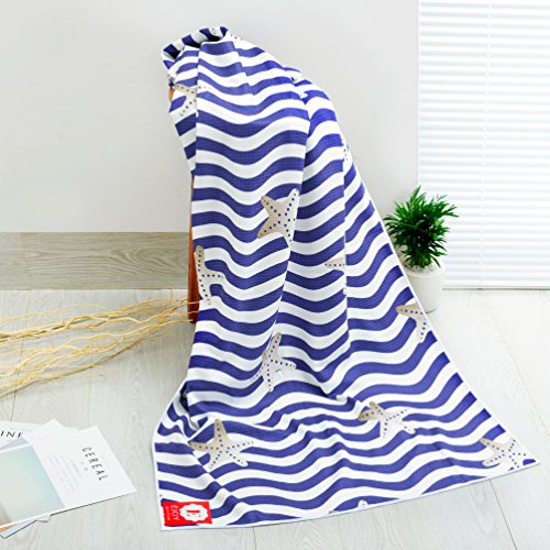 Product Cover EJOY Microfiber Beach Towel. Quick Dry Towel with Microfiber Bag. Ultra-Compact, XL Size (33 x 63