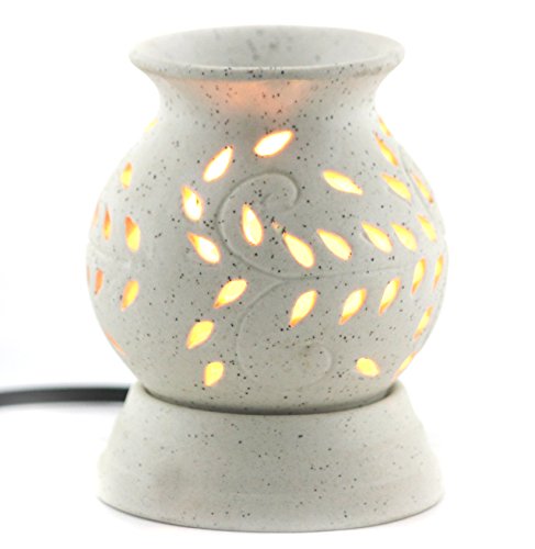 Product Cover Brahmz Electric Aroma Oil Diffuser Electric Ancient Matki Diffuser with Bulb Electric Aroma Burner Electric Diffuser Matki Shape WD 12cm