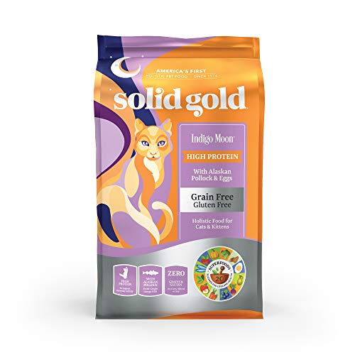 Product Cover Solid Gold High Protein Dry Cat Food; Indigo Moon With Real Alaskan Pollock