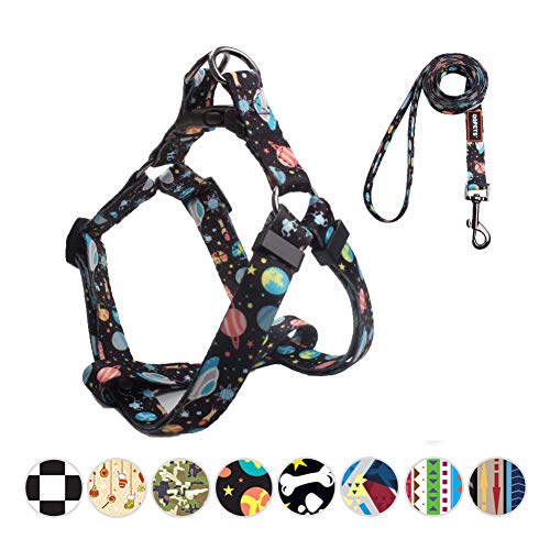 Product Cover QQPETS Durable No-Pull Dog Harness and Leash Set Escape Proof Dog Harness for Extra Large XL Breed Outdoor Easy Walk Adjustable Chest 23-32