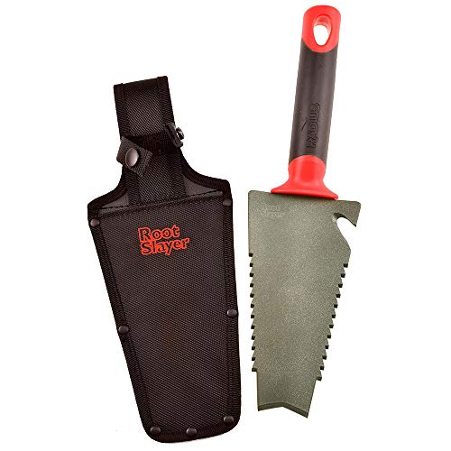 Product Cover Radius Garden 17011 Root Slayer, Trowel/Holster, Red