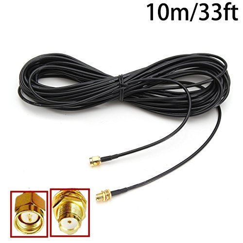 Product Cover StyleZ WiFi Antenna Extension Cable SMA Male to SMA Female RF Connector Adapter RG174 (10M)