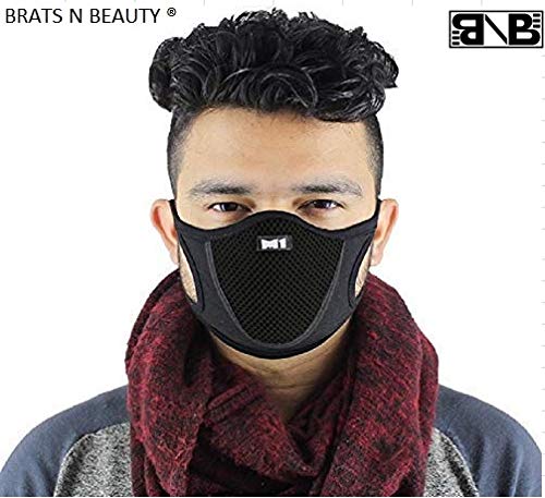 Product Cover Sikander - Imported Pollution Protected FACE MASK of Outdoor Traveling Black